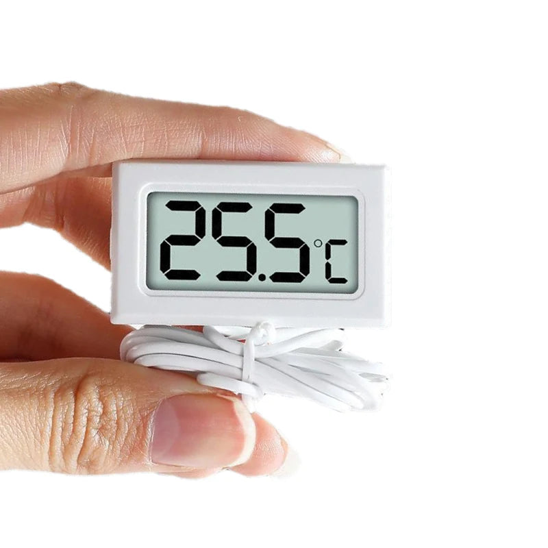 1PC 48mm Aquarium Electronic Thermometer,Precise Measurement,Fish Tank Embedded Thermometer,Aquarium Accessories Oasis Select