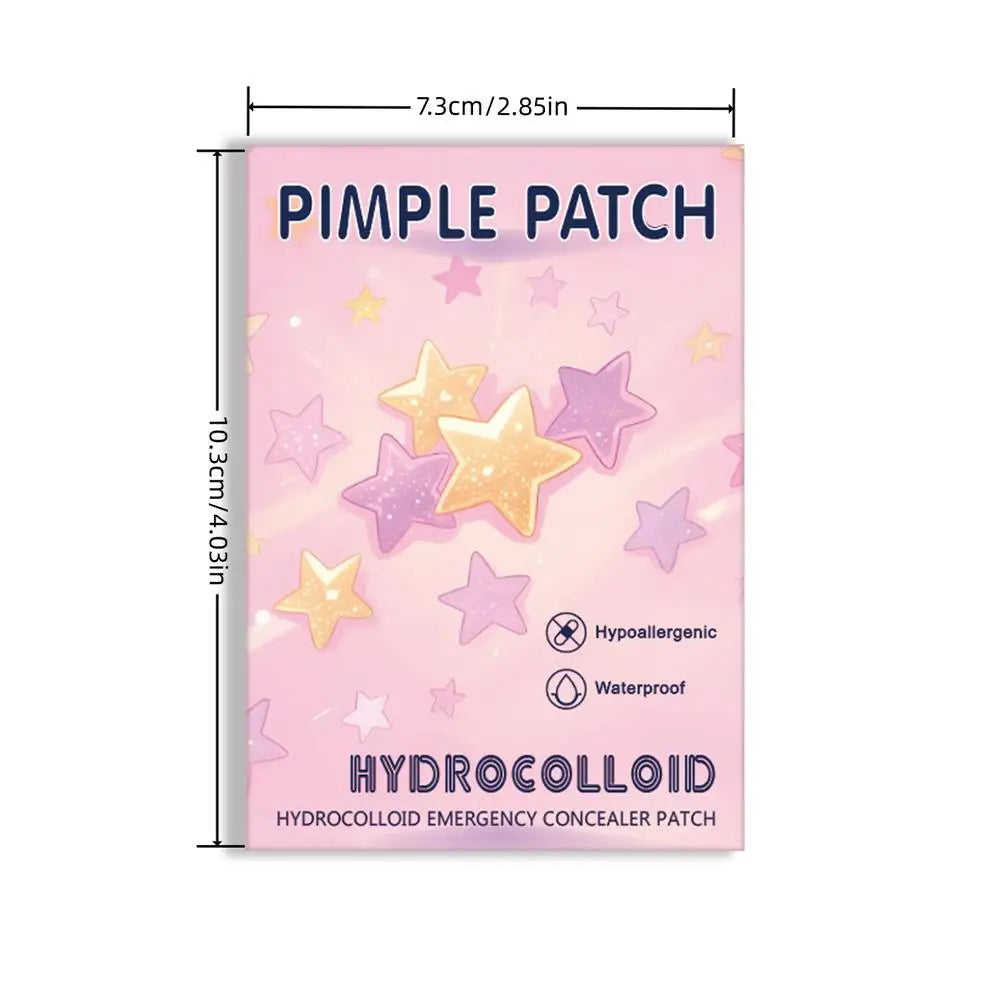 1400-Pack Star Hydrocolloid Acne Patches – Colorful & Invisible