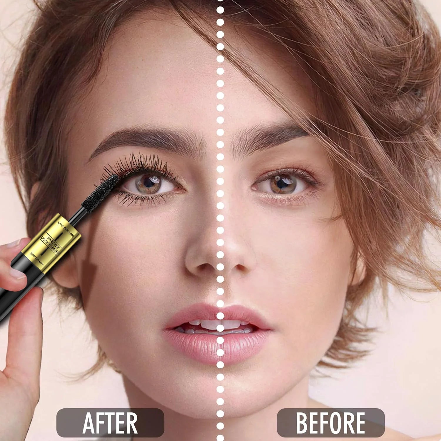 Hello Kiss Silk Fiber Mascara – Waterproof, Curling & Lengthening