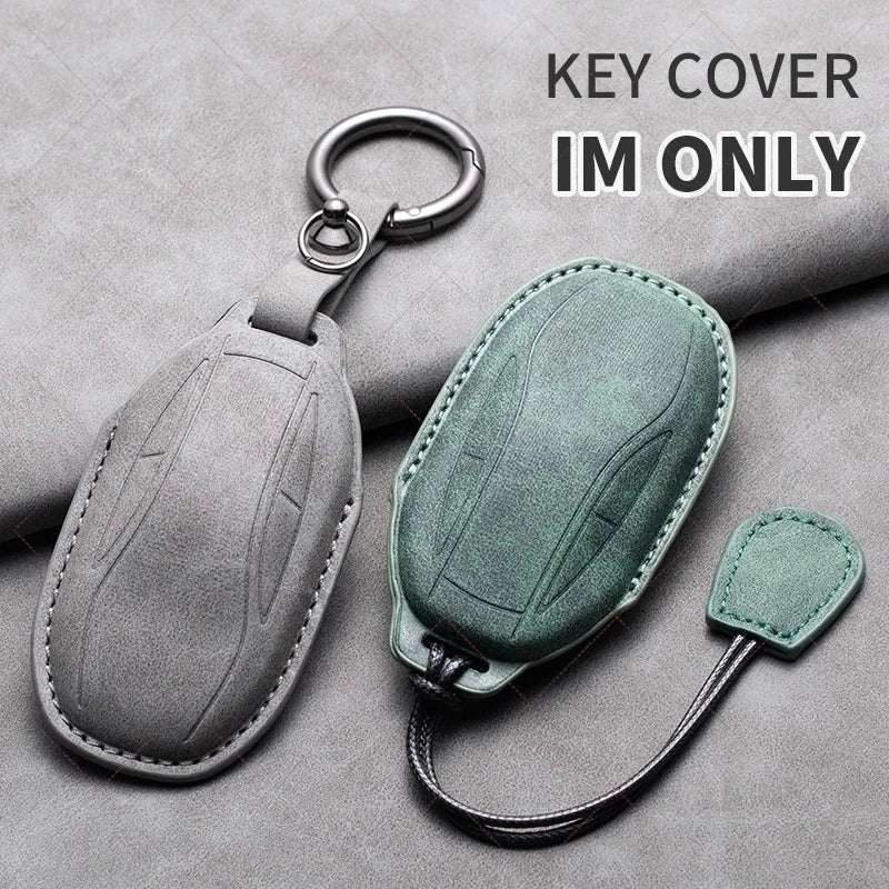 Full Protection Soft Touch Car Smart Key Case Holder Keyring Protection Cover for IM 2022 L7 2023 LS6 2023 LS7 Auto Key Shell Oasis Select