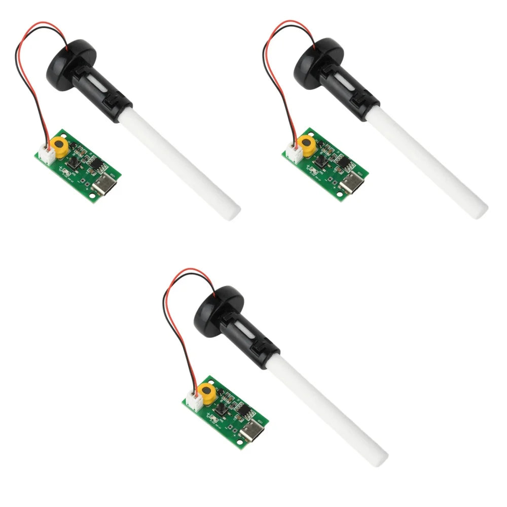 1-5pcs 3 Levels Adjustable Fog Volume Single Spray Humidifier Module Mist Maker and Driver Circuit Board Fogger Atomization Film Oasis Select 3 sets