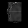 A6 binder replacement card pages transparent binder replacement pages sticker book replacement pages suitable for 6-ring binder Oasis Select Frosted 2 grids