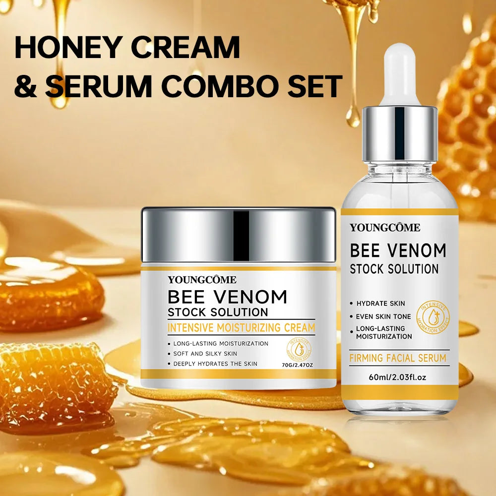 Bee Venom Wrinkles Remover Face Cream Venom Serum Tighten Firming Lifting Anti Aging Moisturizing Whitening Repair Skin Care new Oasis Select
