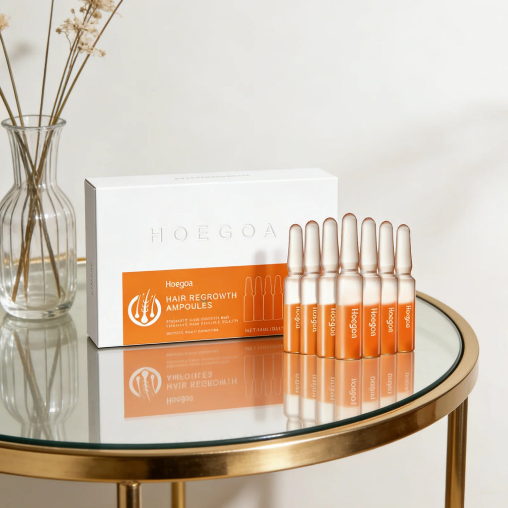 Hoegoa Hair Regrowth Ampoules – Scalp & Anti-Dandruff Treatment Hair Growth Serum Oasis Select