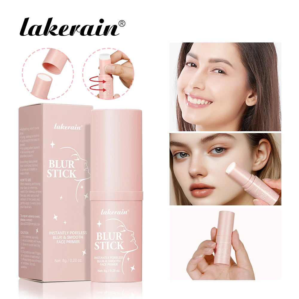 Blur Stick Invisible Pore Primer Moisturizing Face Primer Makeup Base Oil-control Water & Sweat Resistant Matte Barrier Primer Oasis Select 1 pc