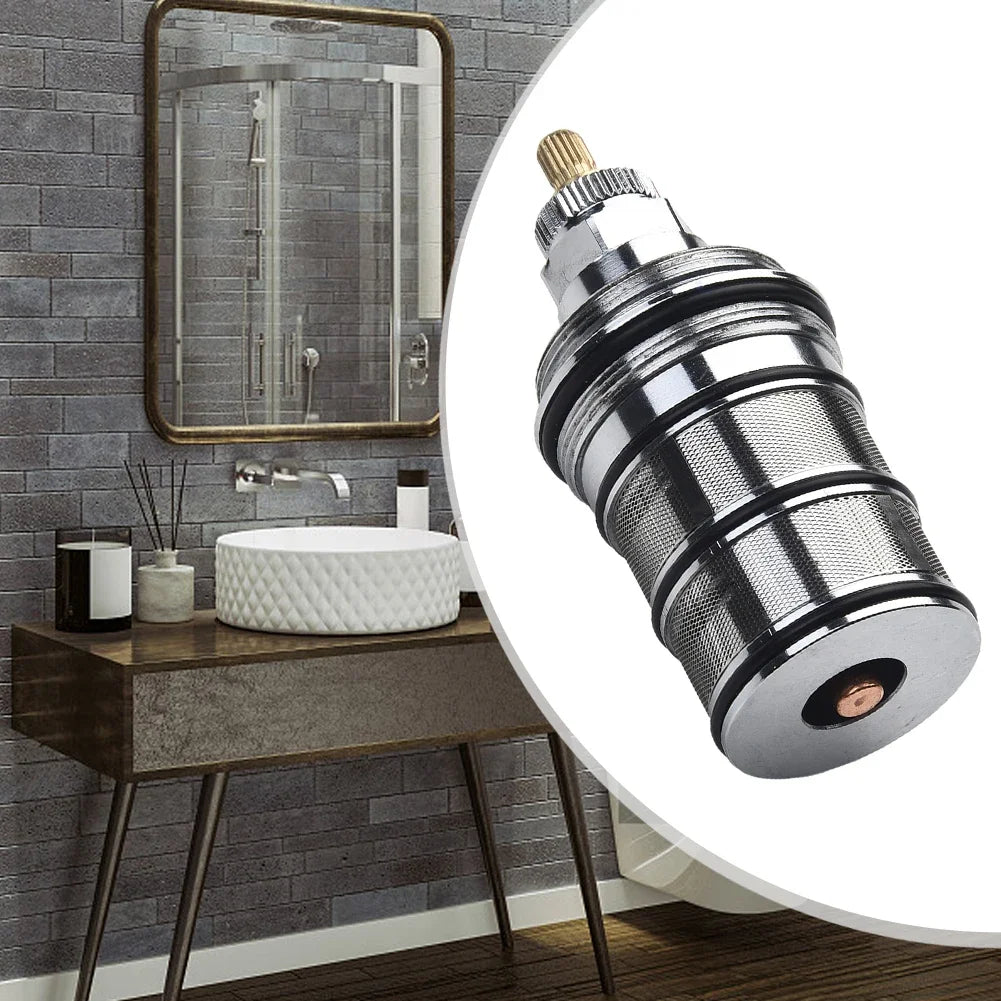 GP0000250 Brass Thermostatic Valve Cartridge Temperature Control Home Replace Supplies Spare Parts Bathroom Accessories Oasis Select