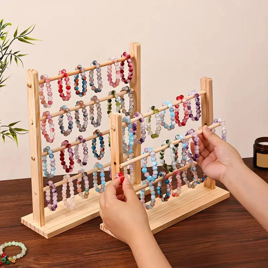 1pc Jewelry Storage Rack, Suitable for Storing Bracelets, Wooden Display Stands for Dressing Tables, Jewelry Towers Oasis Select