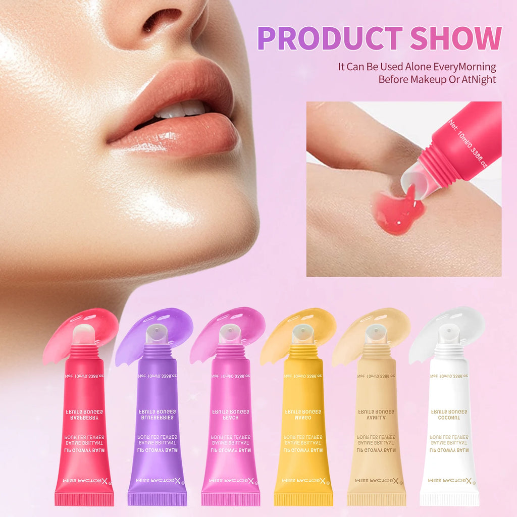 24pcs/box 6-color moisturizing lip gloss - Long lasting moisturizing, nourishing lips, glossy effect, women's gift choice Oasis Select