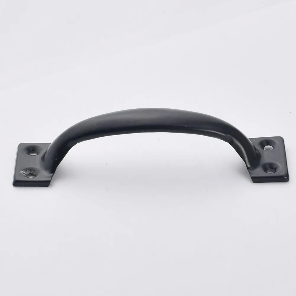 Bow-Shaped Iron Furniture Handle Vintage Drawer Wardrobe Cabinet Door Handle 5 Inch Garages Sheds Door Knob Hardware Pull