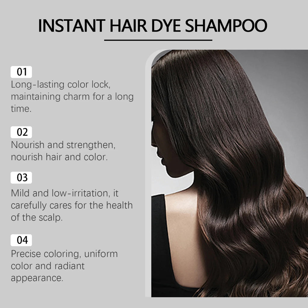 Polygonum Multiflorum Herbal Hair Dye Shampoo 200ml Hair Dye Shampoo Oasis Select