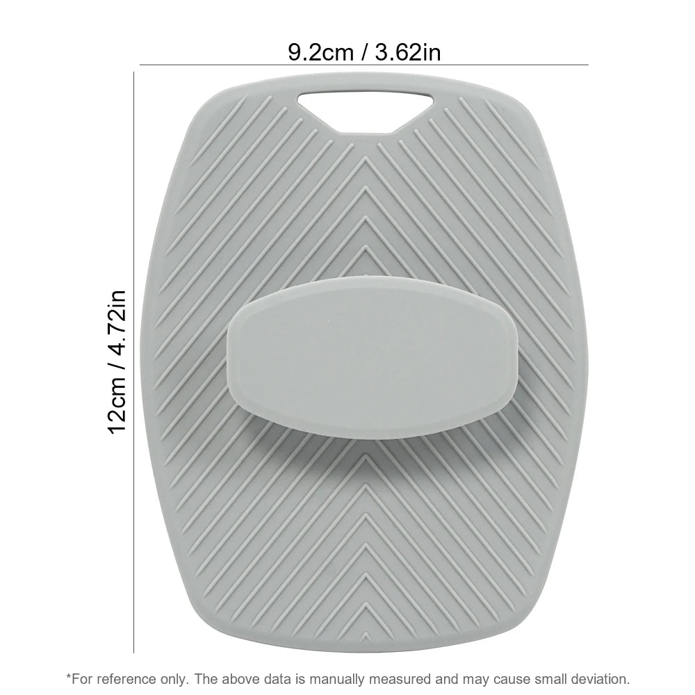 Exfoliating Silicone Brush Cleanser No Slip Handle Body Scrubber Cleans and Massages Skin Bathroom Accessories Bath Brush Oasis Select