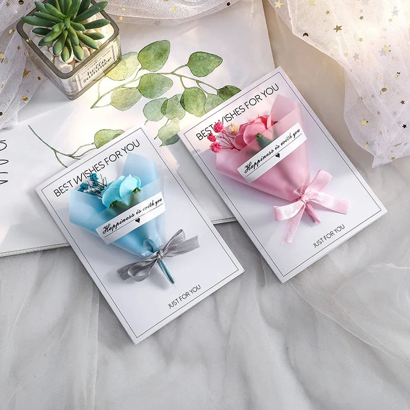 Handmade Floral Greeting Card – Birthday, Mother's Day & More