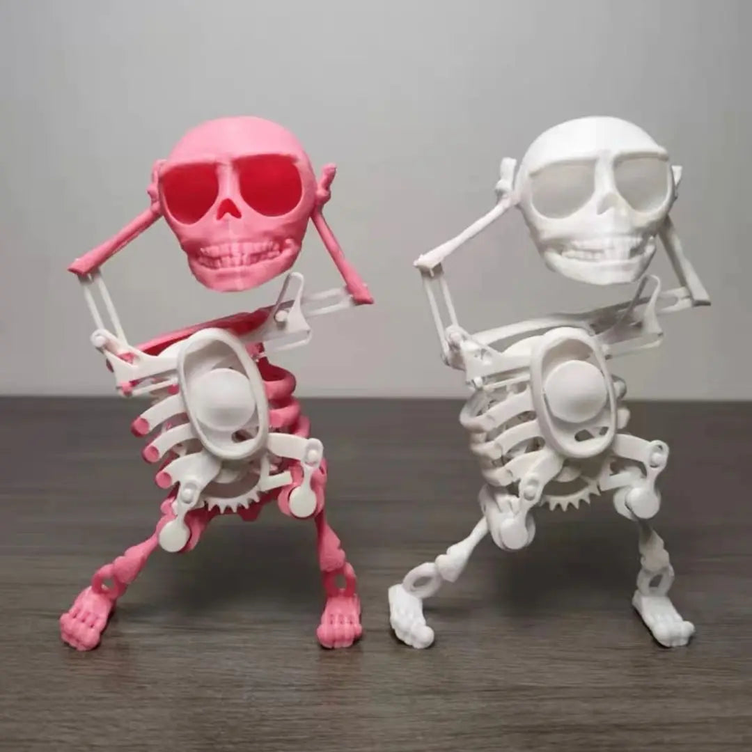 3D Skeleton Man Dancing Dancing Skull Ornament Dancing Ornament Sculpture Figurine Statue Home Office Decoration Gift Oasis Select