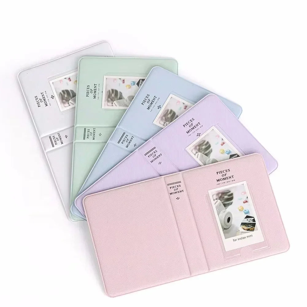 64 Pockets Photo Album Inch Pictures Storage Case Stamps Tickets Cards Organizer For Fujifilm Instax Mini 12/11/9 Oasis Select