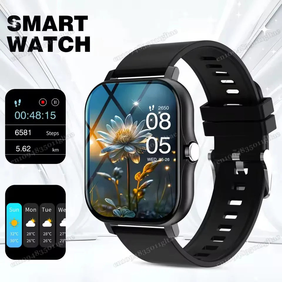 Smart Watch For Android IOS Watches 2.01inch HD Display Bluetooth Call Message Alert Music Sports Mode Smartwatch Men Women Gift Oasis Select