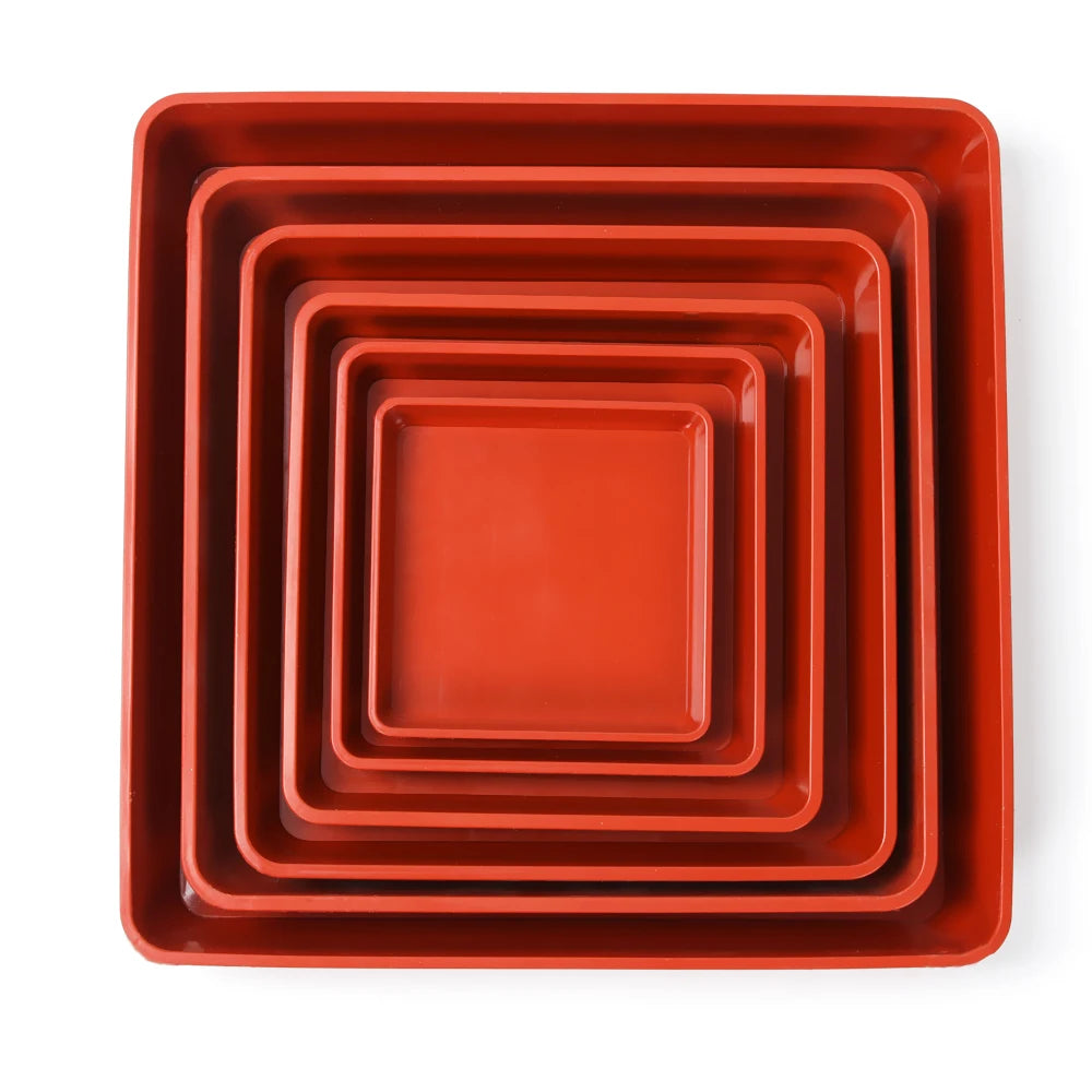 1PC Plastic Heavy Duty Drip Trays Durable Square Plant Saucer Base Flower Pot Indoor Outdoor Garden Supplies Oasis Select
