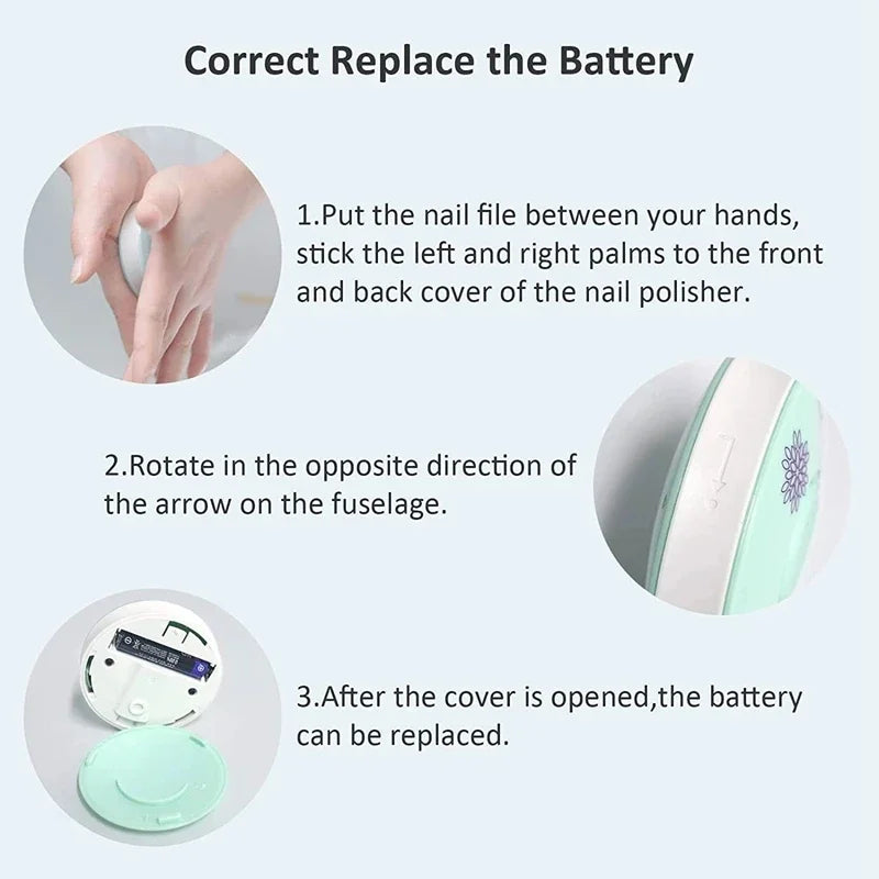 Electric Baby Nail Trimmer Kid Nail Polisher Tool Infant Manicure Scissors Baby Hygiene Kit Baby Nail Clipper Cutter For Newborn Oasis Select