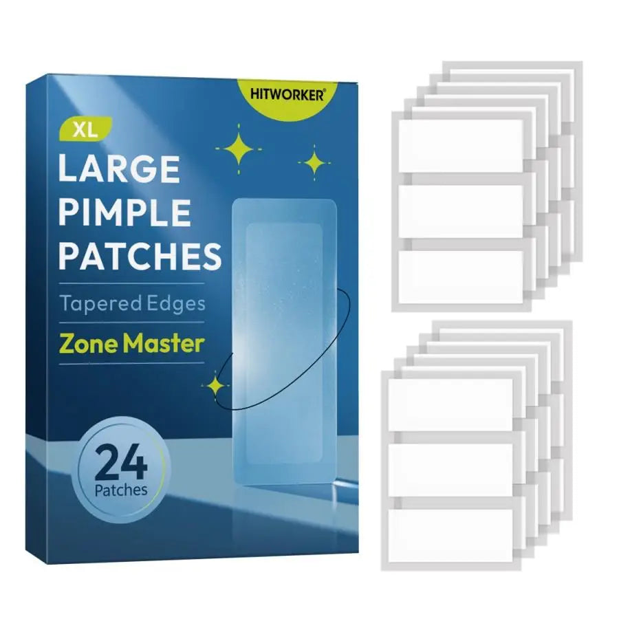 24pcs Water Gel Acne Patches, Ultra-Thin Invisible Acne Protection Film, No Scent, No Alcohol, Suitable for All Skin Types, Unis Oasis Select 24pcs
