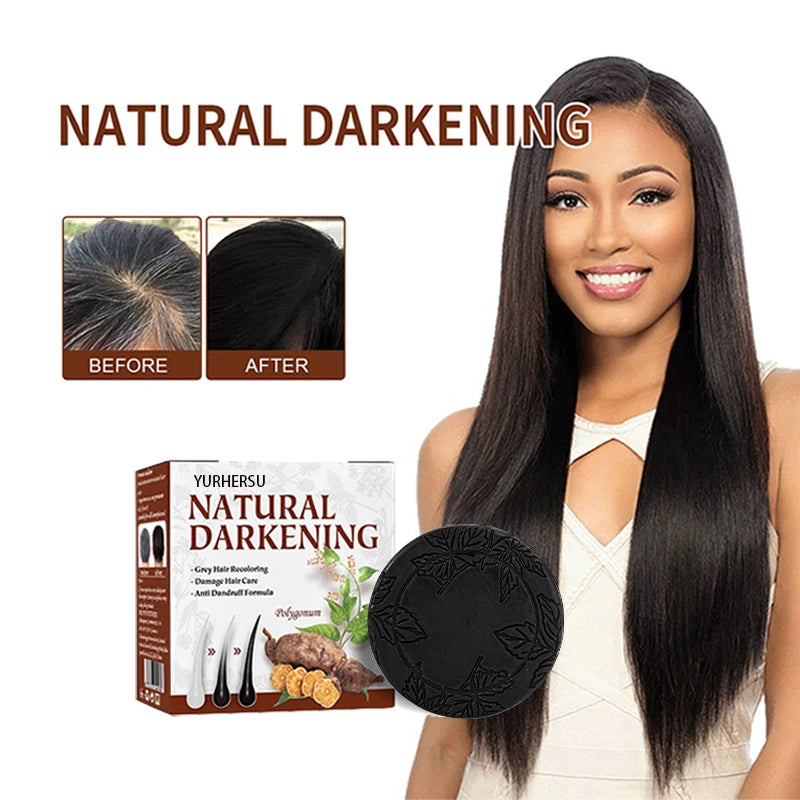 Hair Darkening Shampoo Bar – Moisturizing & Shine-Boosting 100g Hair Darkening Shampoo Bar Oasis Select Default Title