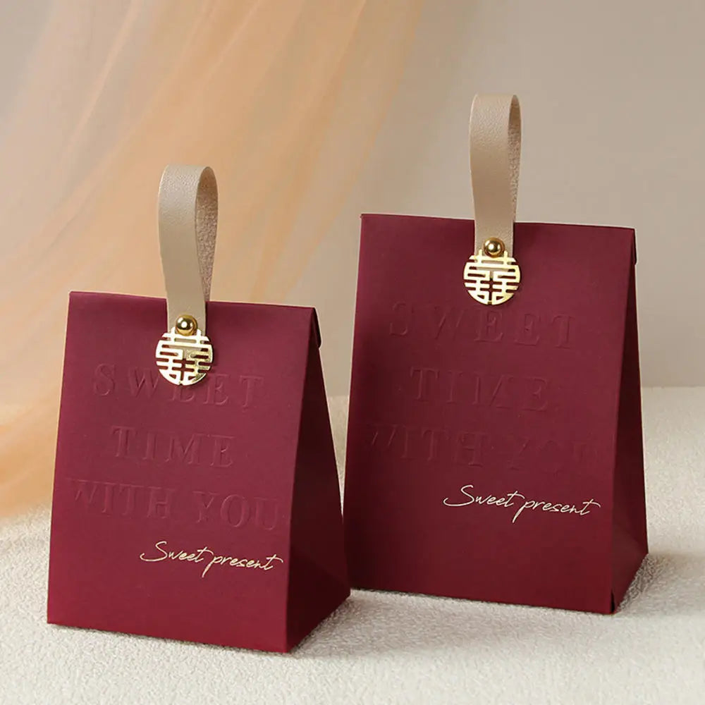 Large Triangle Shape Paper Bag Packaging Box With Handles Wedding Gifts For Guests Candy Boxes For Wedding Baby Shower Party Oasis Select 02-14.5x11x7cm Other