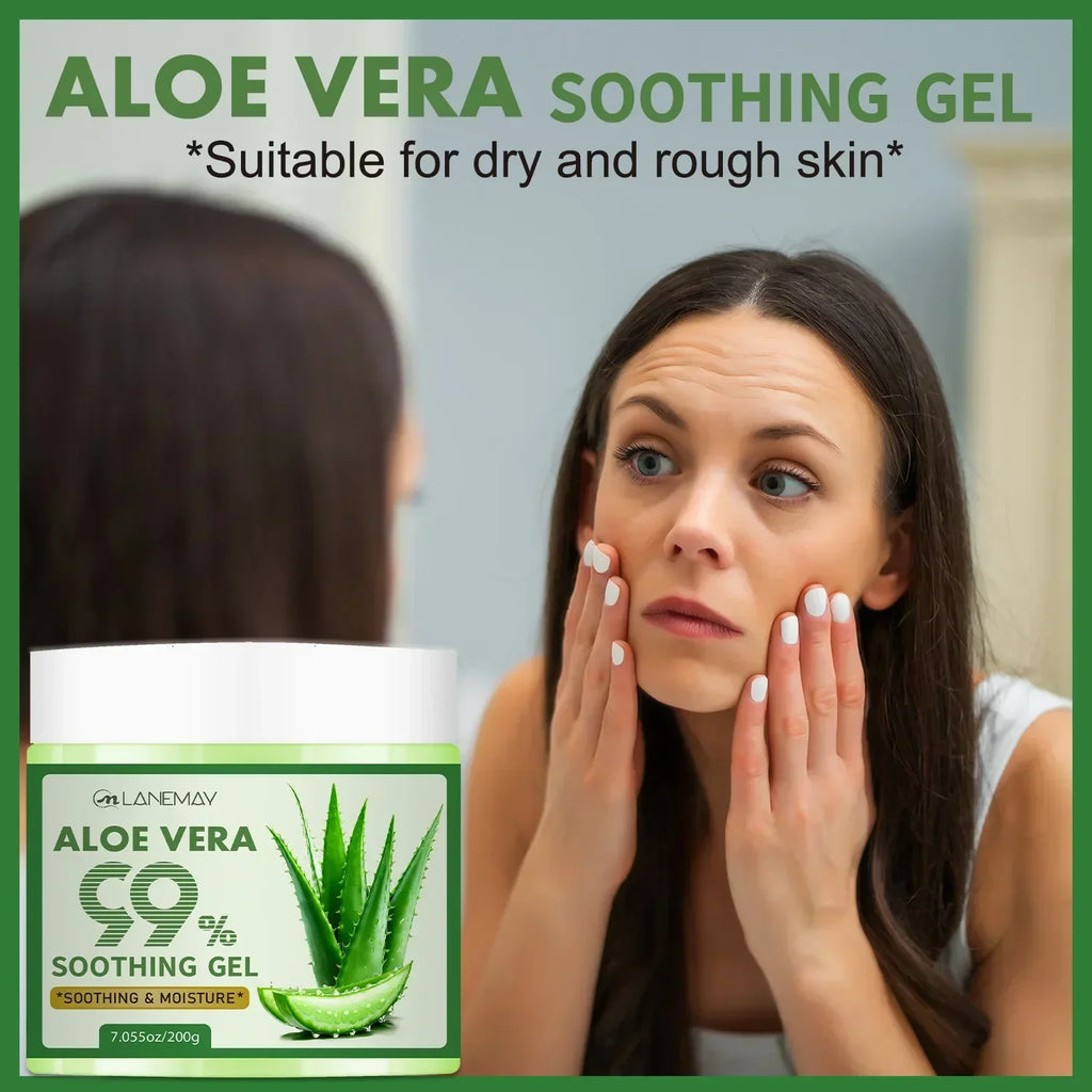 Lanemay 99% Aloe Vera Soothing Gel for Sensitive Skin Aloe Vera Face Gel Oasis Select