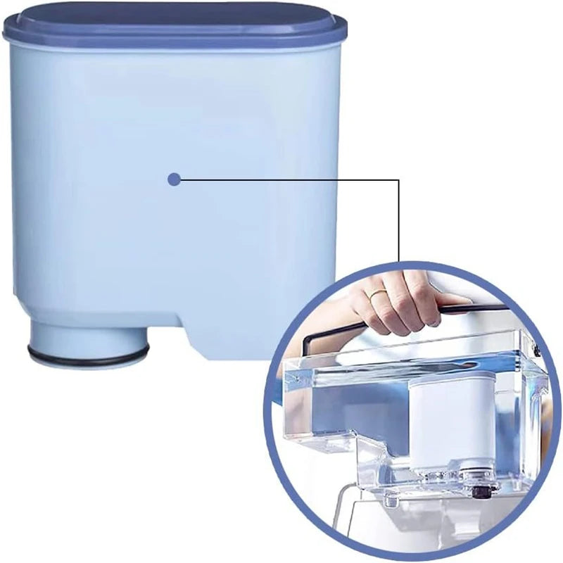 2pcs Coffee Machine Water Filter Replacement for Philips Saeco AquaClean Filters Descaling CA6903/10/00/01/22/47 CMF009 Oasis Select