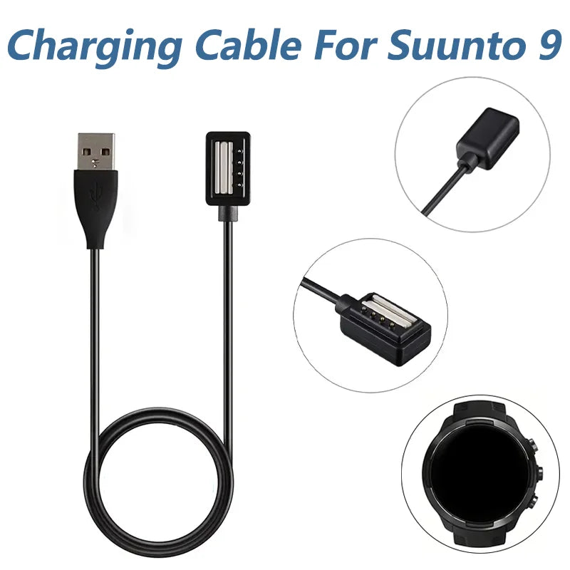 USB Charger Cable for Suunto 9, Baro & Spartan Watches Smartwatch Charger Cable Oasis Select