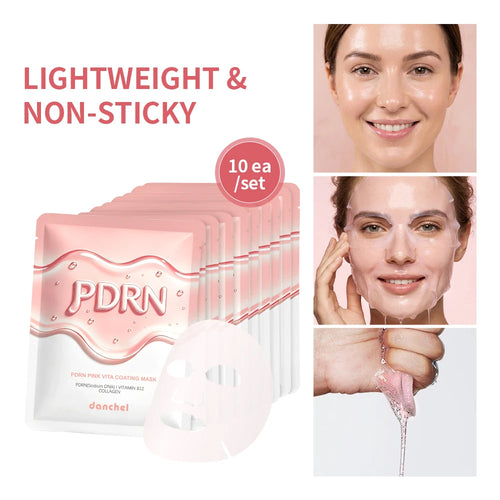 10-Pack PDRN Salmon DNA Sheet Masks – Hydrating & Firming Korean Sheet Mask Oasis Select
