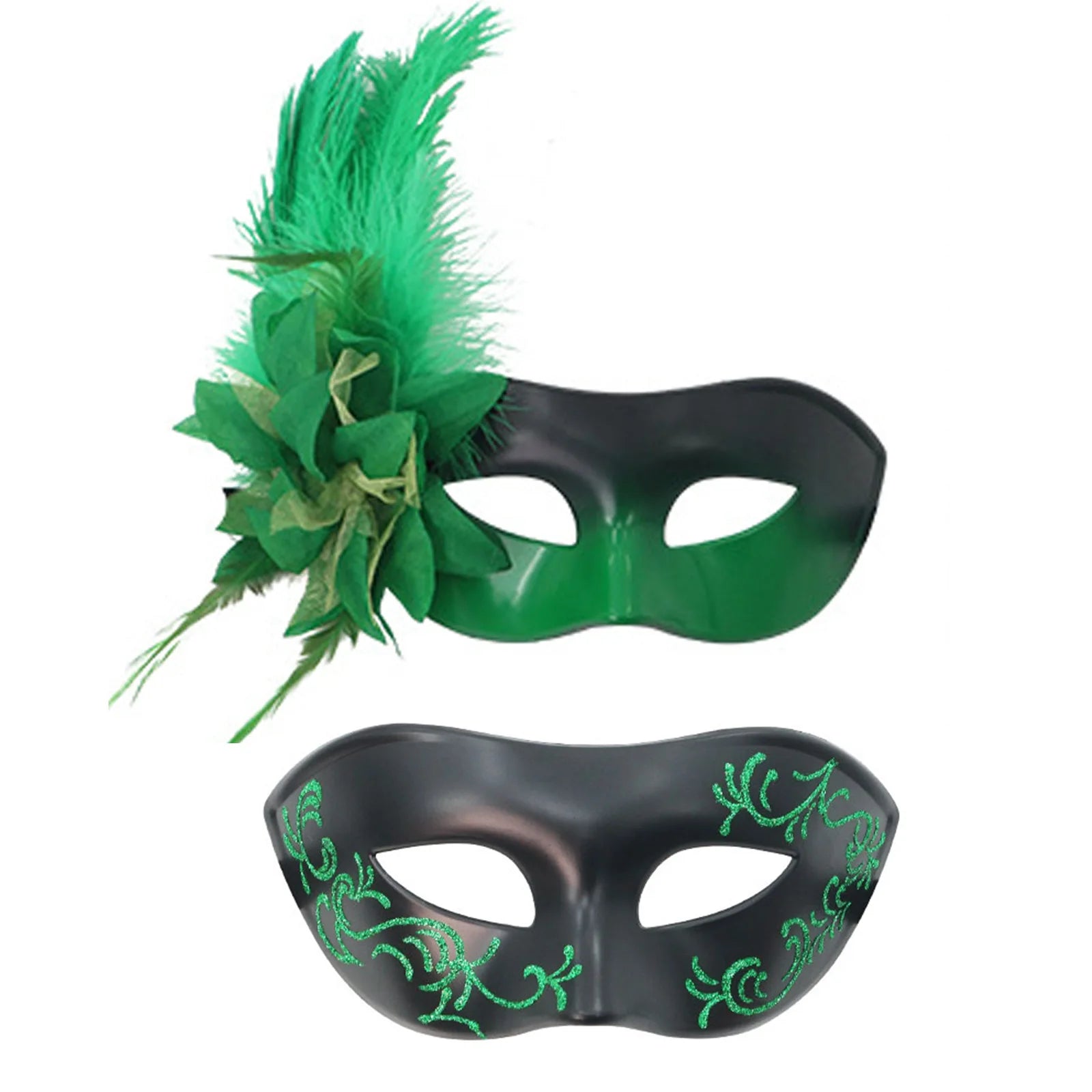 2-Pack Couple Masquerade Masks | DIY Halloween Carnival Party