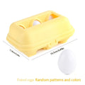 12/6pcs Color and Shape Matching Toys Simulated Egg Shapes with Storage Box - Geometric Shape & Color Learning Toy Set for Kids Oasis Select 6pcs