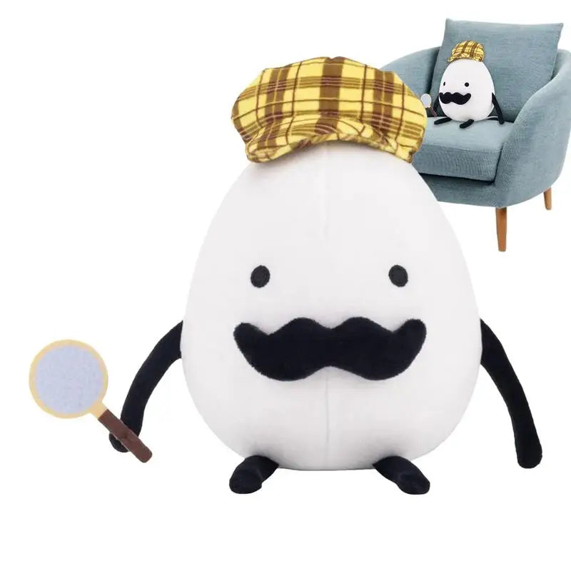 Egg Plush Egg Doll 7.1 Inch Cartoon Plush Pillow Game Character Stuffed Decorative Cute Kawaii Gift Ideal For Couch Bedroom Oasis Select