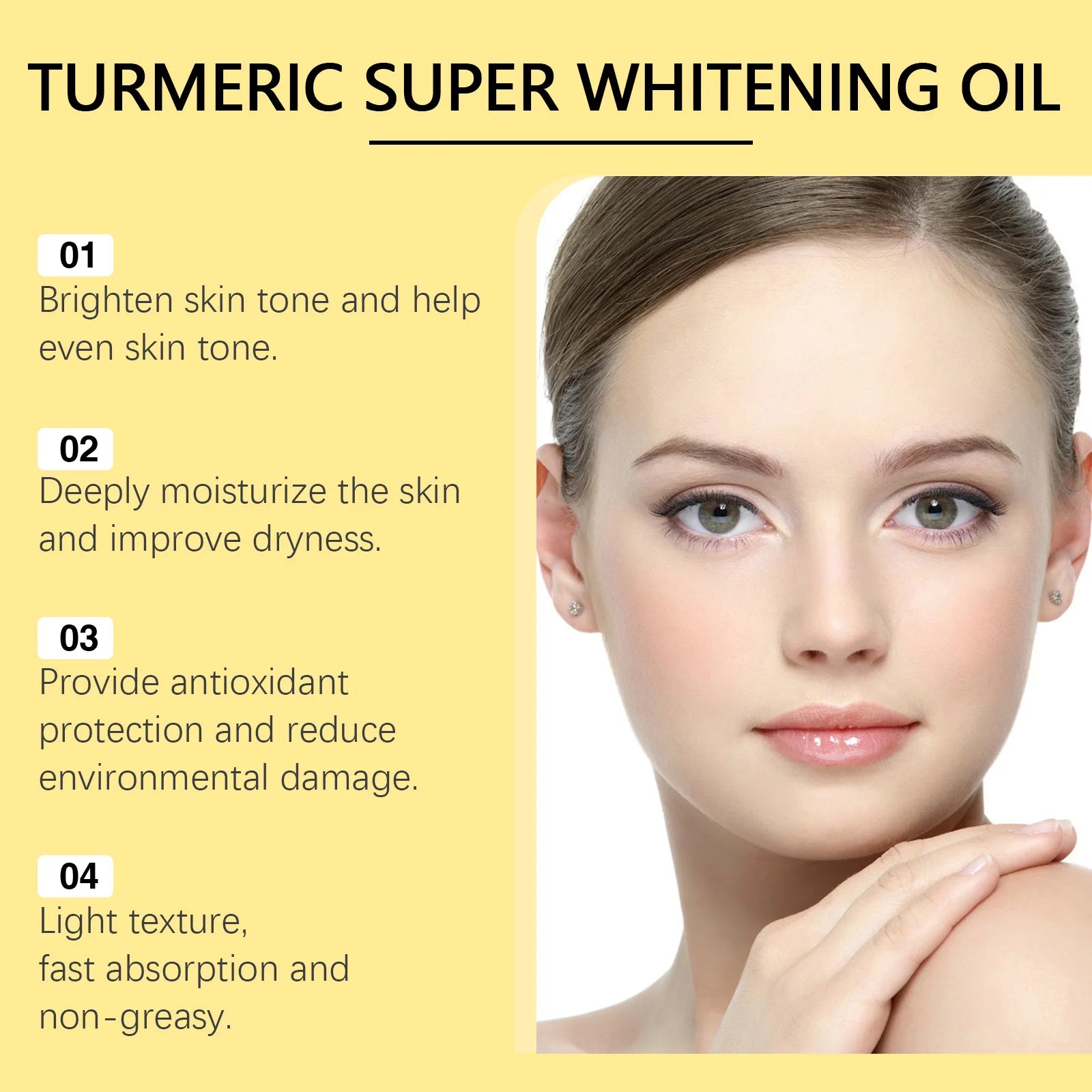 Turmeric Body Oil – Brightening & Moisturizing Skin Care 100ml Turmeric Body Oil Oasis Select