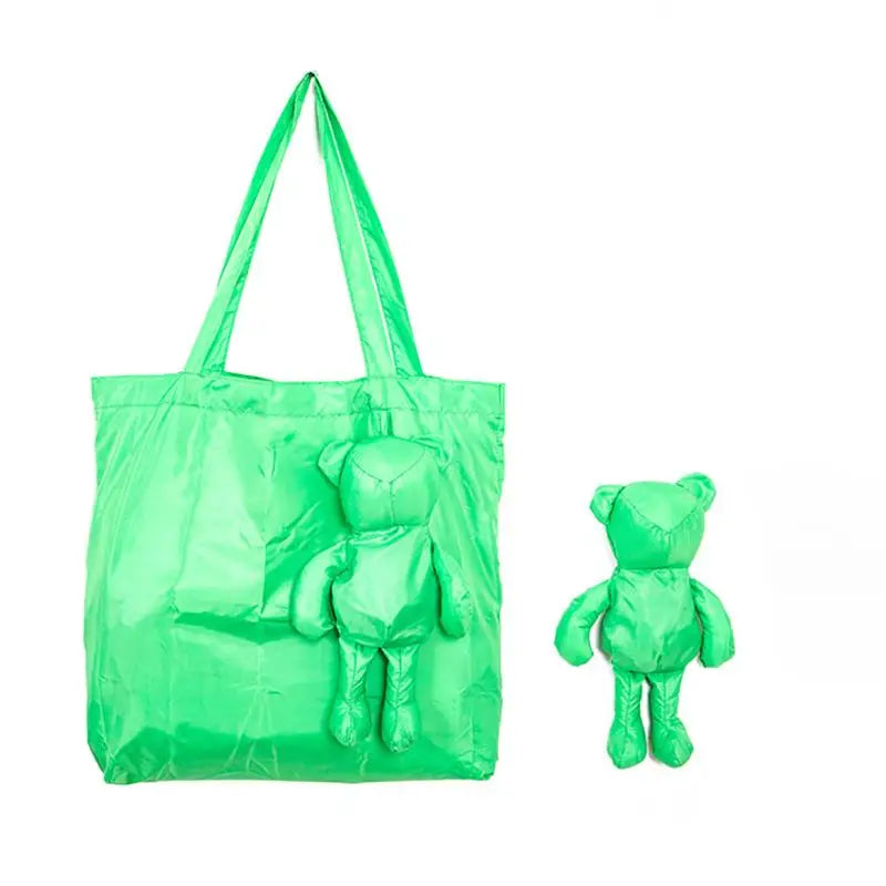 Cute Doll Mini Foldable Shopping Bag Women's Portable Tote Bag 인형 미니 접이식 쇼핑백 Сумка женская Reusable Pouch Oasis Select A4
