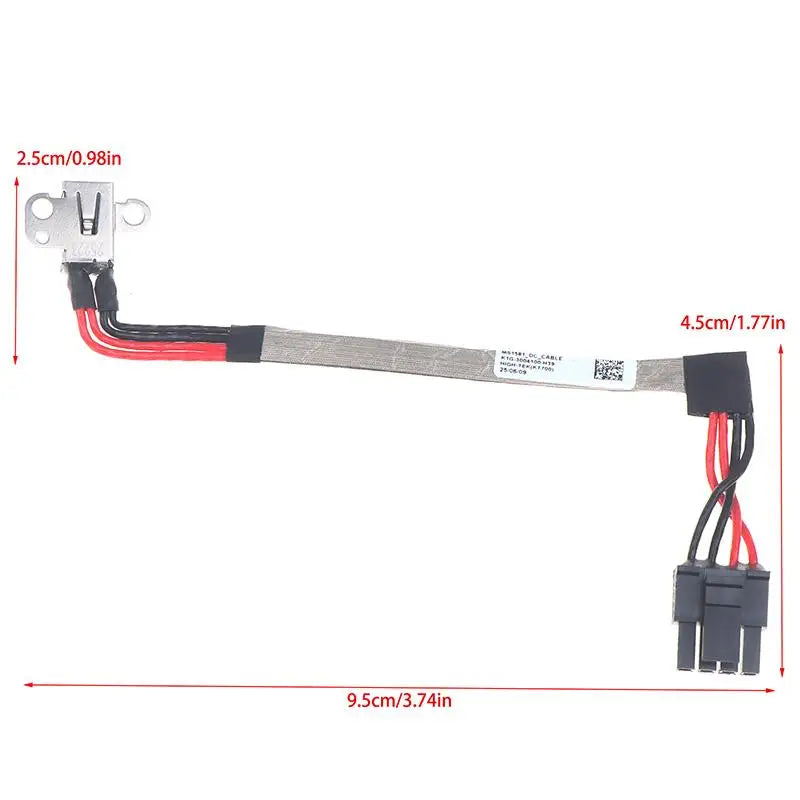 For MSI Pulse 15 GF66 GL66 MS1581 MS1582 MS1583 MS1585 Laptop DC Power Connector Jack DC-IN Charging Flex Cable K1G-3004100-H39 Oasis Select one size