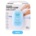 Portable Paper Soap Sheets – Disposable Travel Hand Wash Travel Soap Sheets Oasis Select Mint