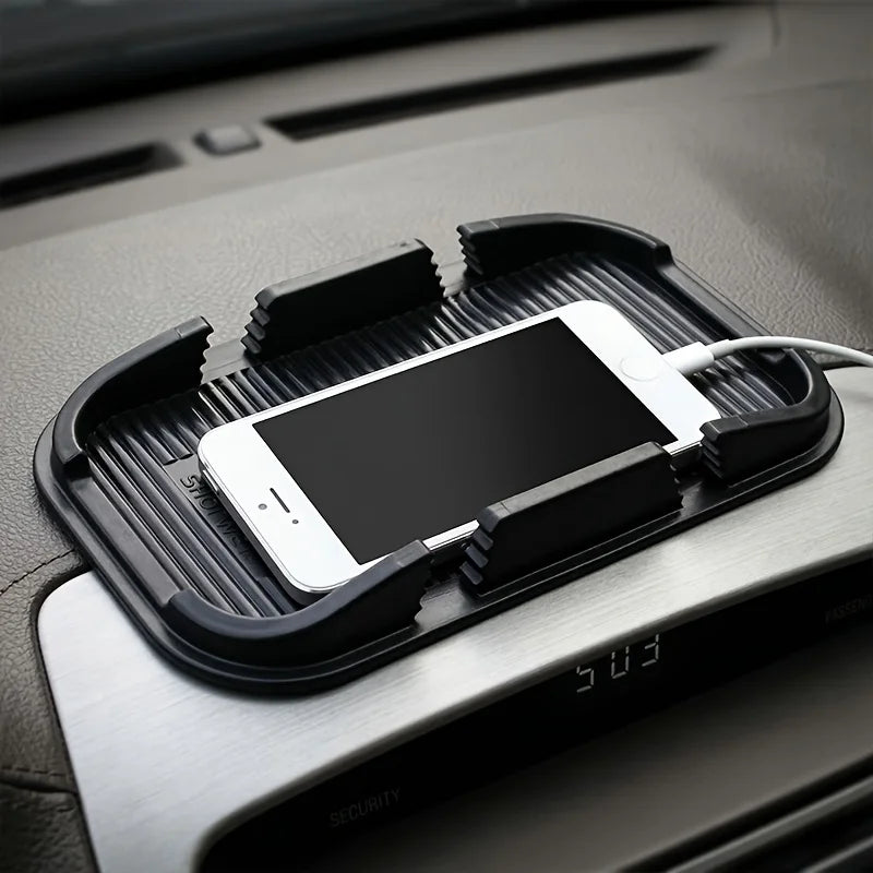 Compact Anti Slip Silicone Pad for Car, Multifunctional Car Dashboard Pad, Portable Car Dashboard, with Phone Holder Oasis Select