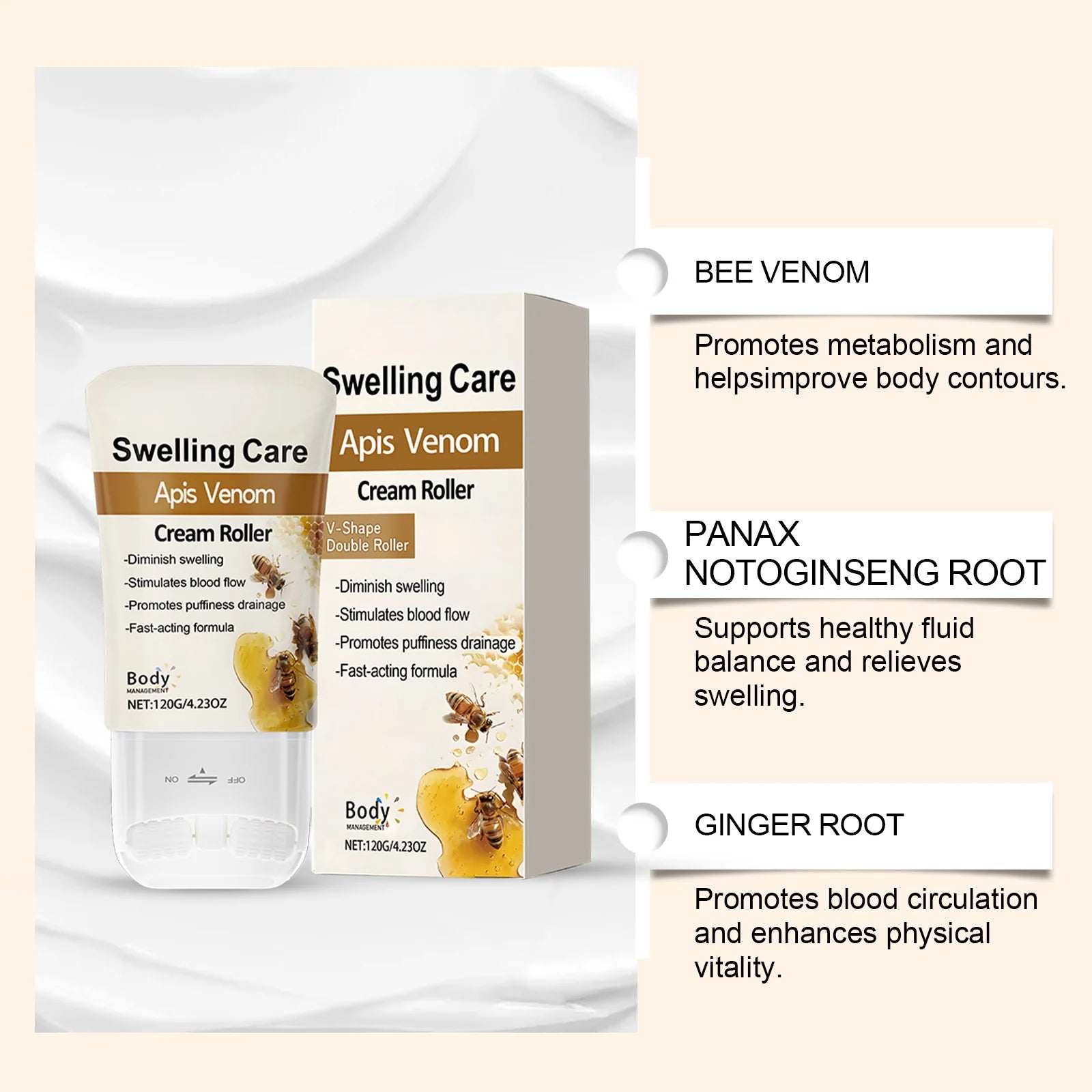 Hydrating Neck Roller Cream – Firms, Plumps & Moisturizes Neck Roller Cream Oasis Select
