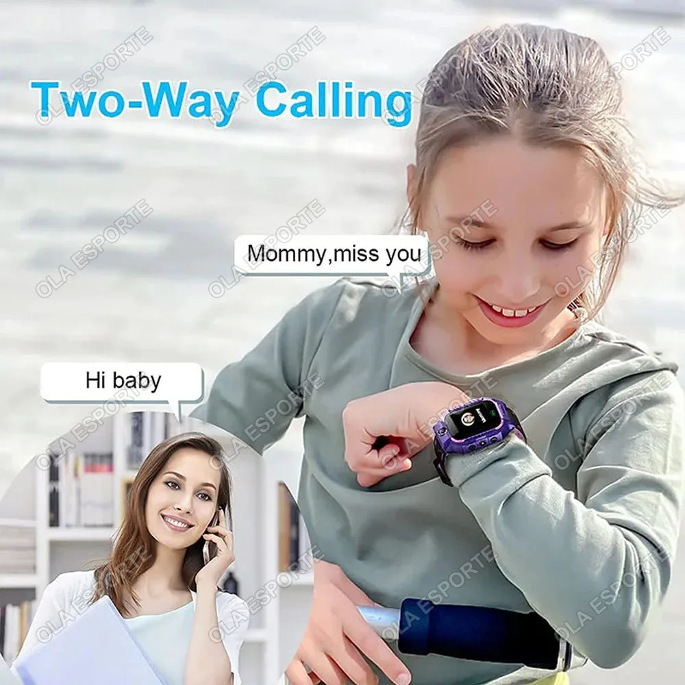 Kids GPS Smartwatch 2G SIM SOS Tracker | IP67 Waterproof