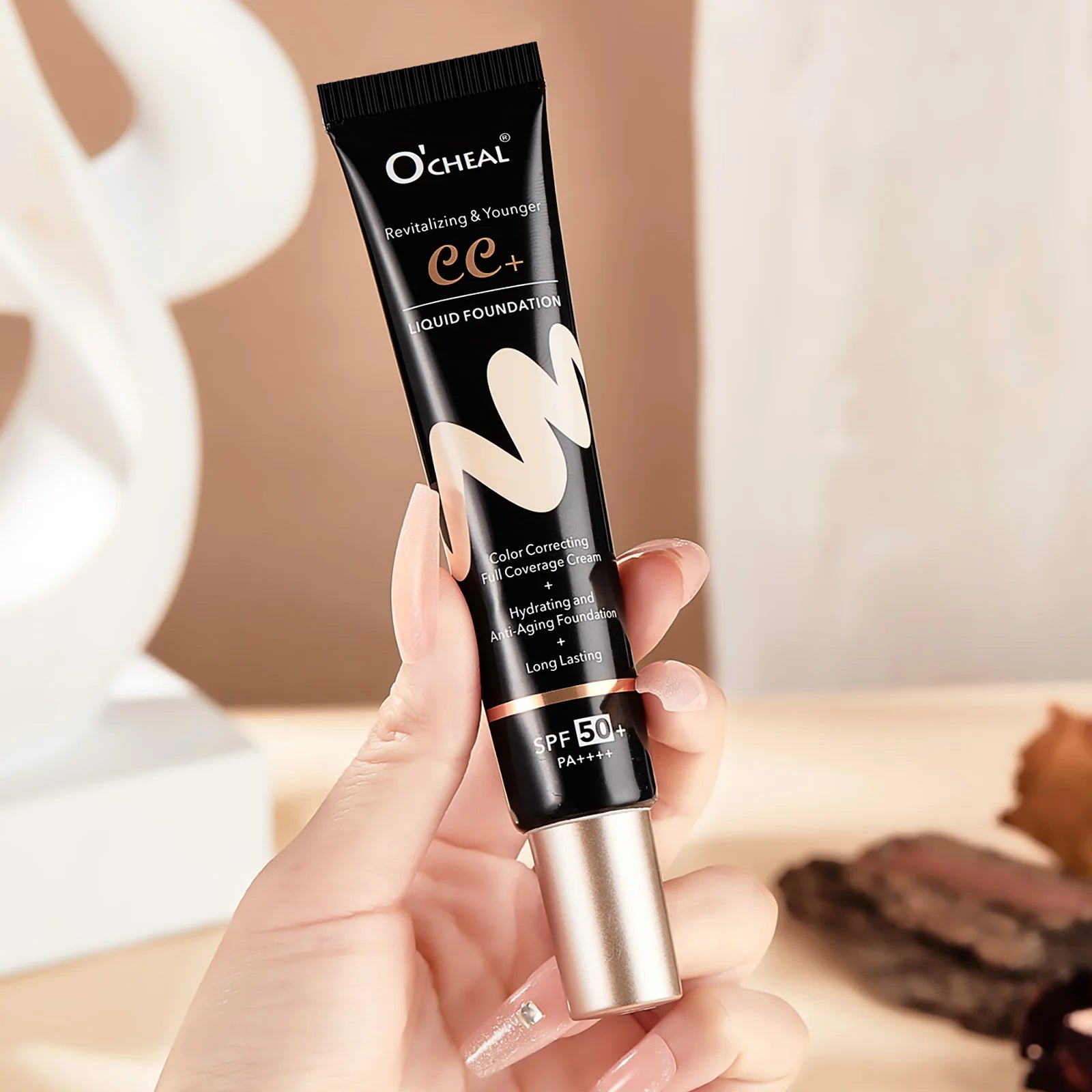O'Cheal BB CC Cream SPF 50 PA+++ Full Coverage Foundation 30g