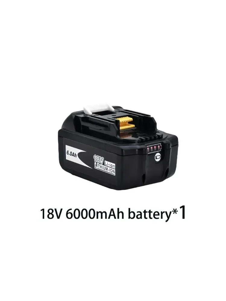 Super For Makita 18v 6000mAh Rechargeable Power Tools Battery With Led Li-ion Replacement Lxt Bl1860b Bl1860 Bl1850+3A Charger Oasis Select 6Ah battery-1