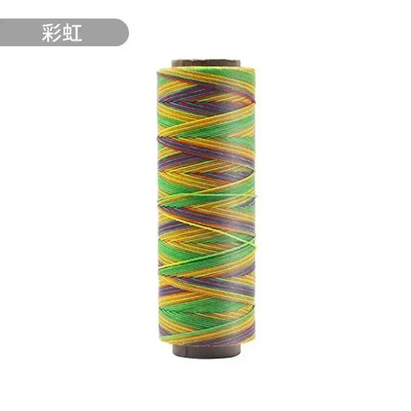 Round Waxed Cord Polyester Coated Sewing Thread DIY Handmade Leather Stitching Rope Bracelets Jewelry Braided Ткань из воска Oasis Select