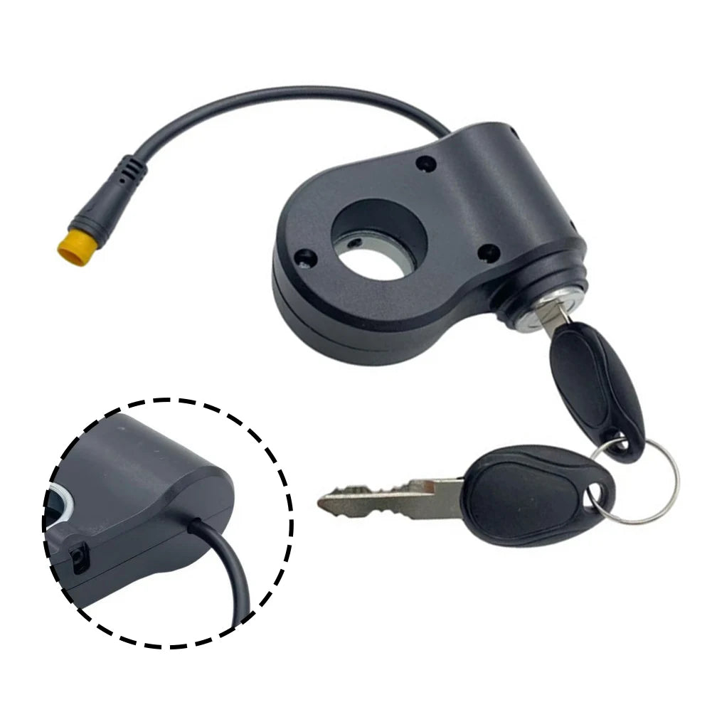 Ignition Lock Scooter Key Switch Daily Commute Black Secure Ignition Switch For Scooter Waterproof Wiring Harness Oasis Select