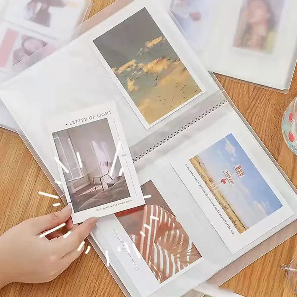 Photo album with 80/160 slots, Polaroid card holder, 3-7 inch jewelry storage card holder, idol star photo collection. Oasis Select