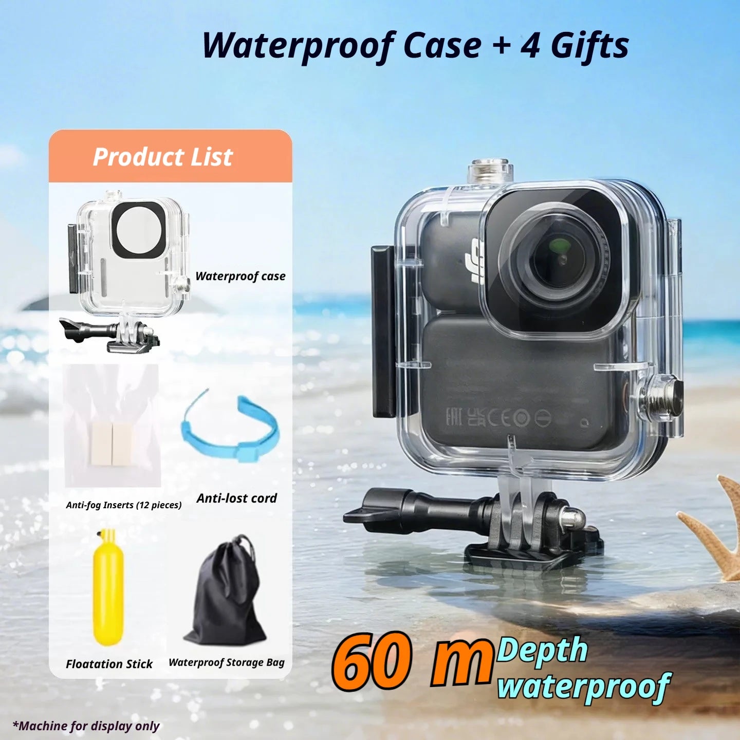 60M Waterproof Dive Housing Case for DJI Osmo Nano
