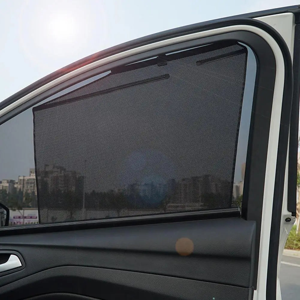 Car Auto Lifting Side Sunshade Curtain Heat Isolation Light Blocking UV Protection Heat Side Windshield Sunshade Accessories Oasis Select