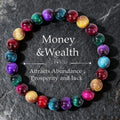 Bohemian Cross-border Bracelet Colorful Tiger Eye Women's Bracelet Wealth and Eternal Happiness Elegant Jewelry Ideal Gift Oasis Select COLOR