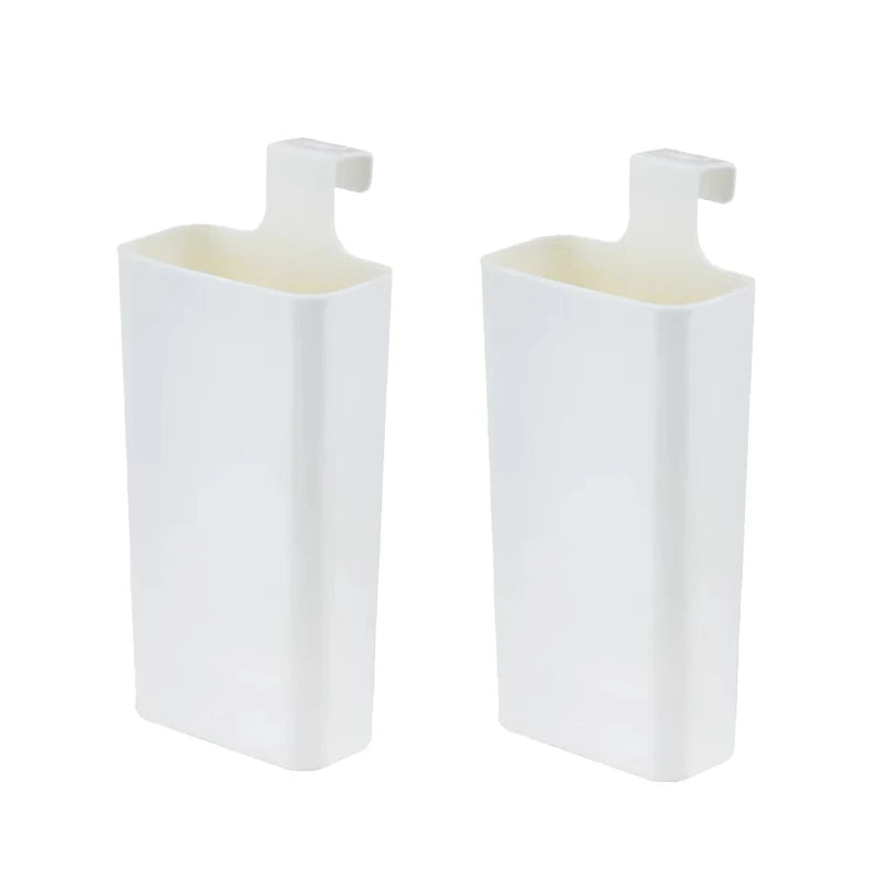 Toilet Bowl Cleaner Buffer Box,Toilet Solid Dispenser-Tank Replacement Part,Hanging Slow-Release Dispenser,Extends Cleaning Time Oasis Select MT-White-2PCS