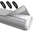 NEW Universal AC Hose Cover Exhaust Pipe Protector Waterproof Dustproof Heat Insulation Portable Oasis Select Gray