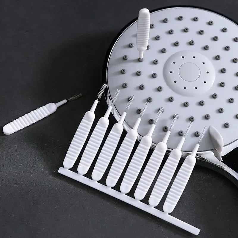 New 10 pcs/set shower head cleaning brush washing anti-clogging small brush pore gap cleaning brush for kitchen toilet phone hol Oasis Select