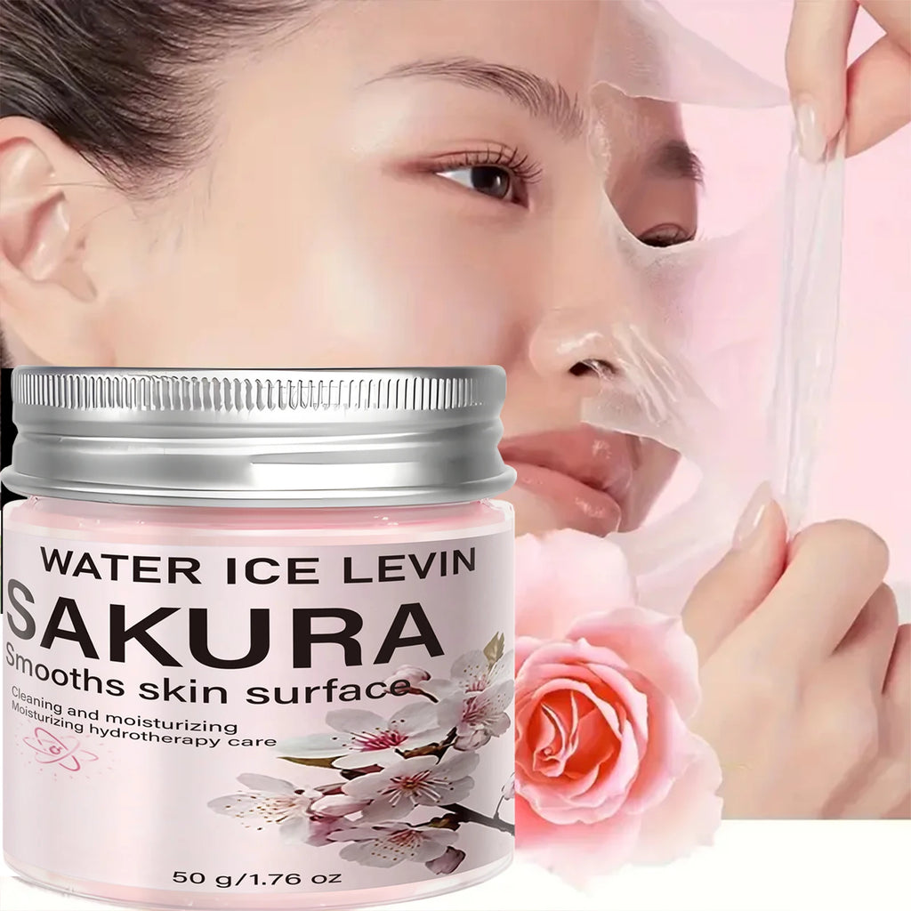 Sakura Face Mask – Collagen & Hyaluronic Acid | 50g Peel Mask Peel Face Mask Oasis Select